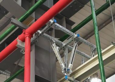 芮城该抗震支架的整体式支吊架结构协调性好
